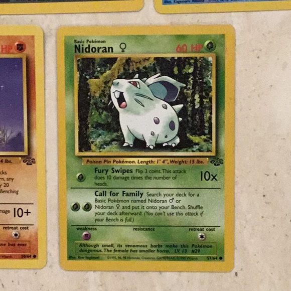 Pokemon Cards 1999 Charmander Lot Of 10 Card Assortment Assorted Cubone Machop - Picture 12 of 15